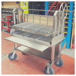 Stainless Steel Argentinian Grill made in UK