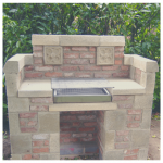 Stainless steel built in bbq kit